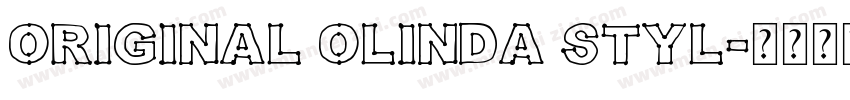 Original Olinda Styl字体转换